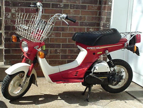 Below is a 1982 Honda Express SR Scooter. I have not seen one like this 