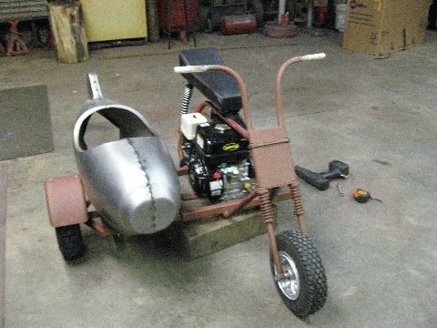 Mini bike sidecar online for sale