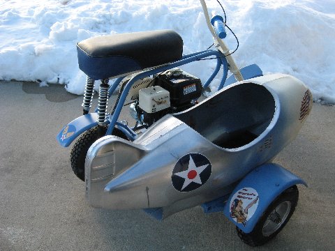 Mini bike best sale sidecar for sale