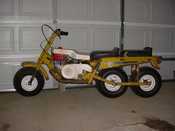 Three wheel store mini bike