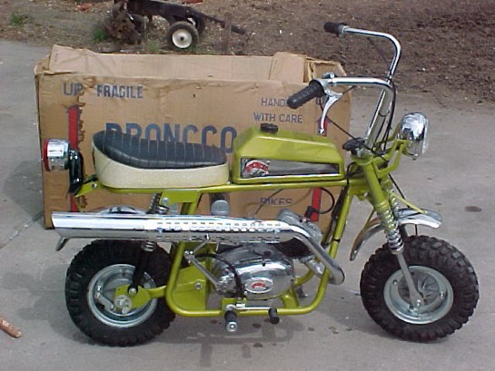 Vintage bronco mini bike best sale for sale