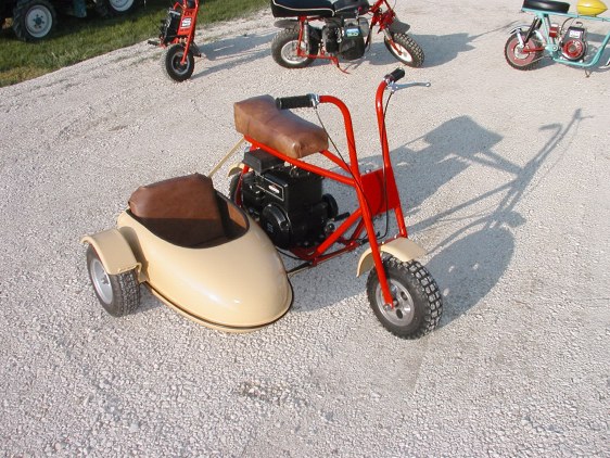 mini bike with sidecar for sale