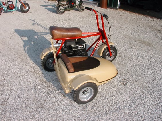 Mini bike cheap sidecar kit