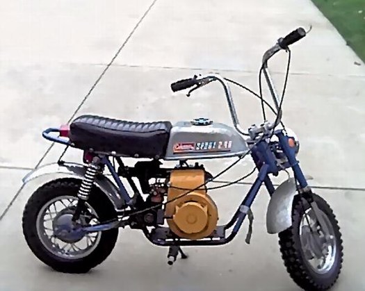 coleman mini motorcycle