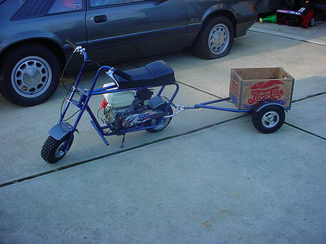 Mini cheap bike trailer