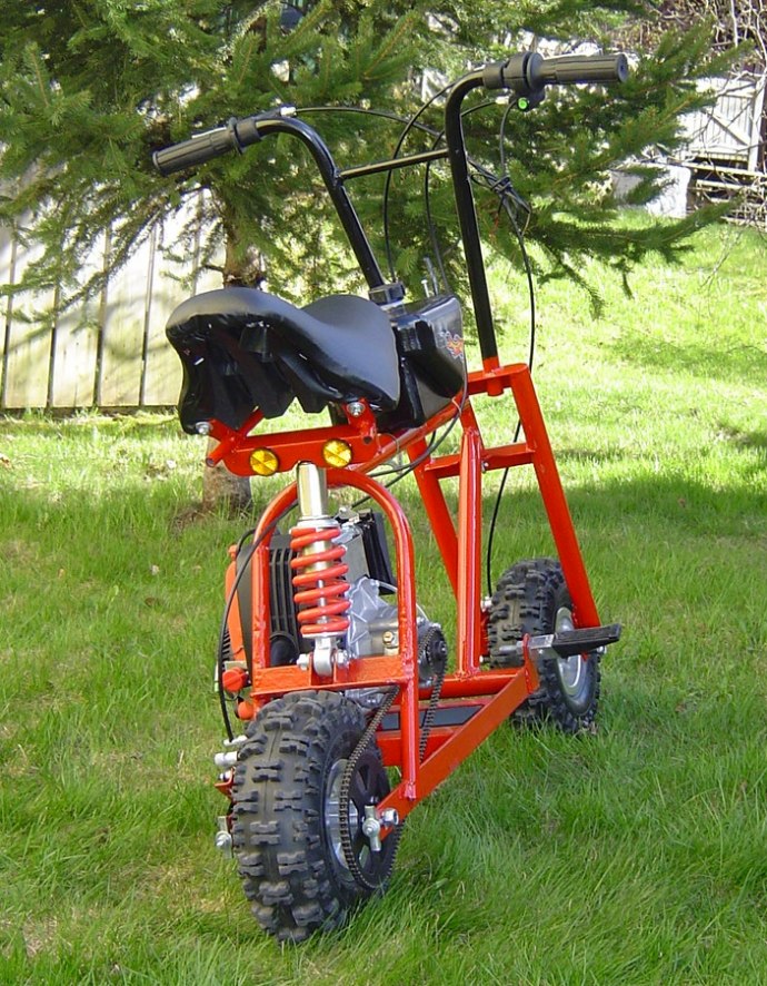 custom mini bike frame