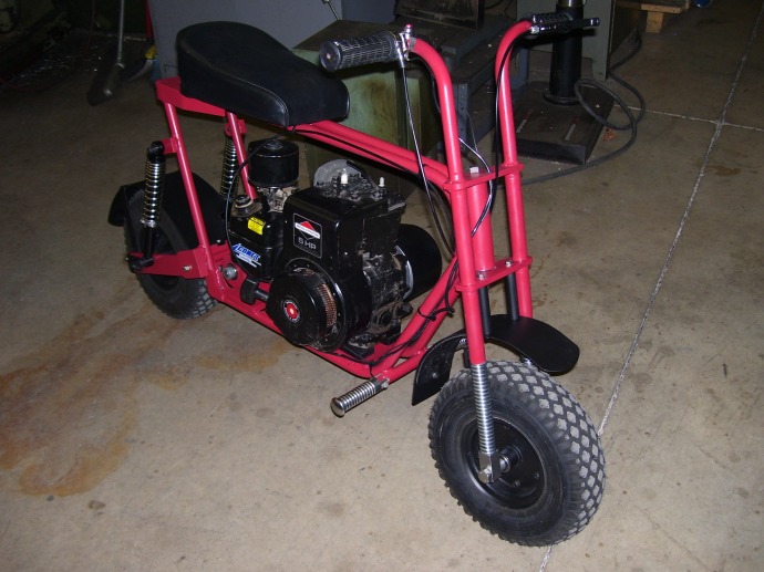 Homemade mini bike frame hot sale